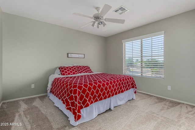3065 E Harvard Ave, Gilbert, AZ 85234 - carpeted bedroom with baseboards and ceiling fan