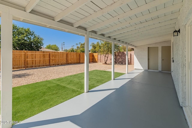 6610 N 15th Ave, Phoenix, AZ 85015 - view of patio with a fenced backyard