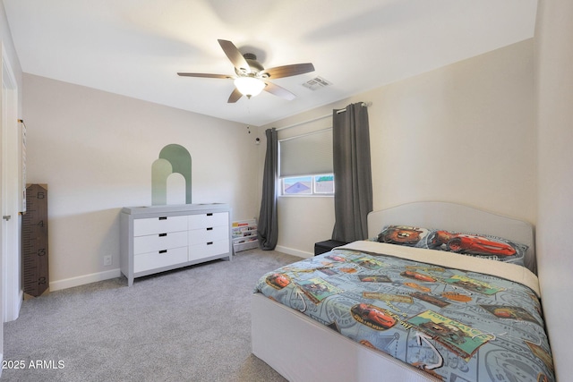 5744 E Jacaranda St, Mesa, AZ 85205 - bedroom with carpet and a ceiling fan