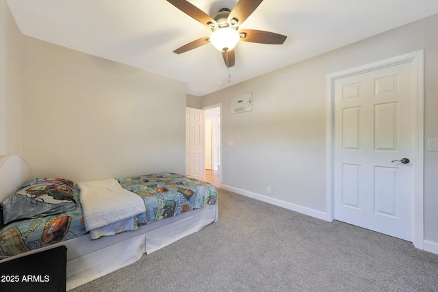 5744 E Jacaranda St, Mesa, AZ 85205 - bedroom featuring carpet and ceiling fan