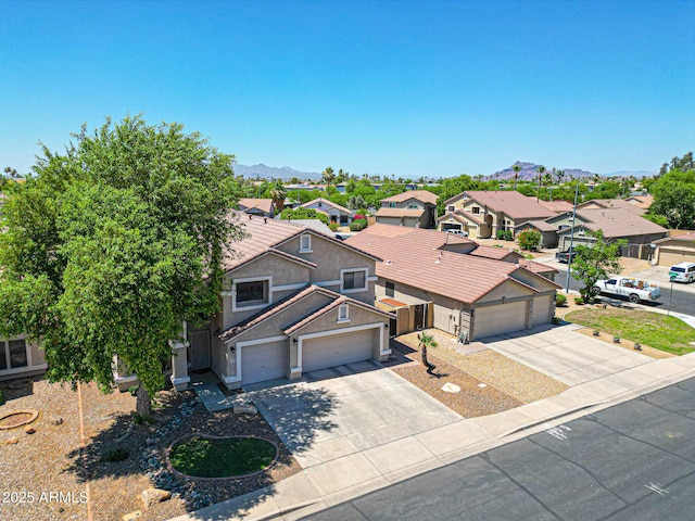 5744 E Jacaranda St, Mesa, AZ 85205 - aerial perspective of suburban area with a mountainous background