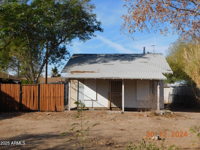 view of back of house