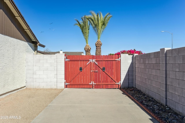 view of gate