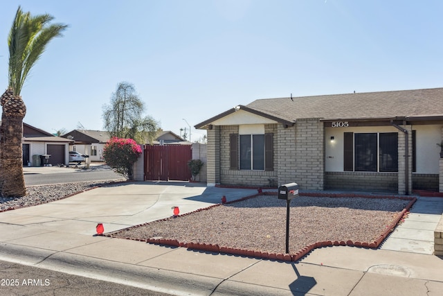 view of ranch-style home