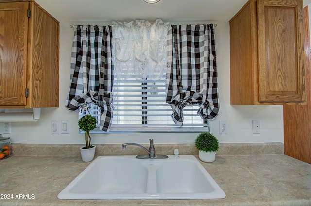 kitchen featuring sink