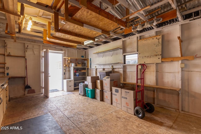 view of storage room