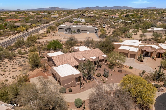 23760 N 80th Way, Scottsdale, AZ 85255 - aerial perspective of suburban area with a mountainous background
