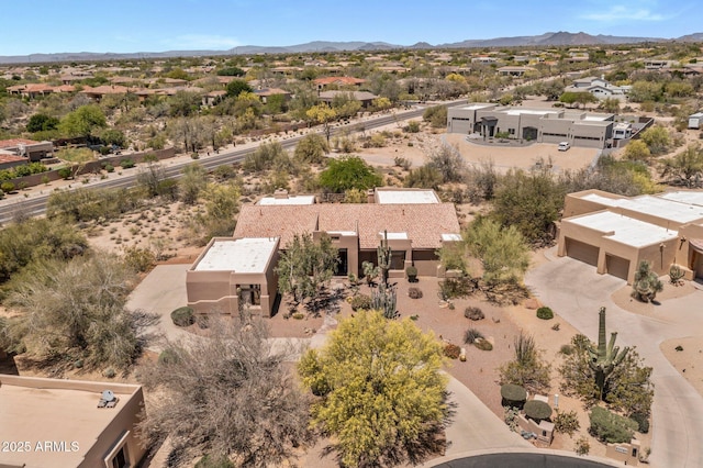 23760 N 80th Way, Scottsdale, AZ 85255 - aerial perspective of suburban area with mountains