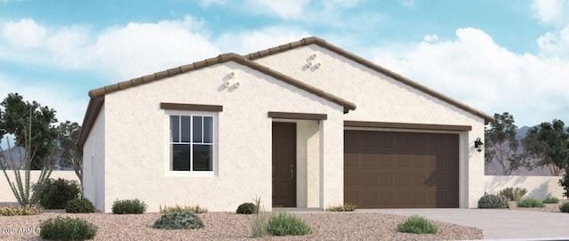 15785 W Beryl Ave, Waddell, AZ 85355 - view of front of home featuring a garage, driveway, and stucco siding