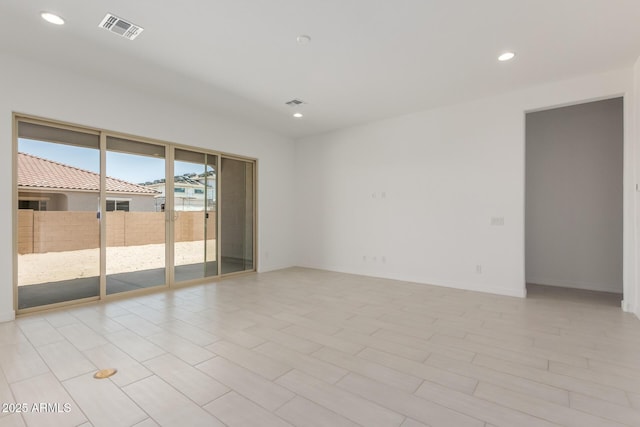 21640 E Roundup Way, Queen Creek, AZ 85142 - spare room with recessed lighting and baseboards