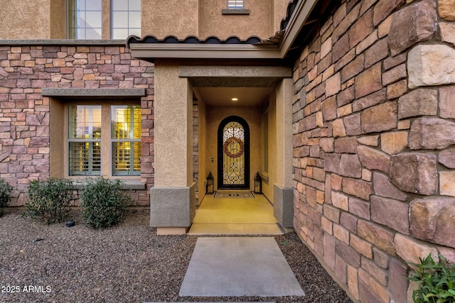 view of entrance to property