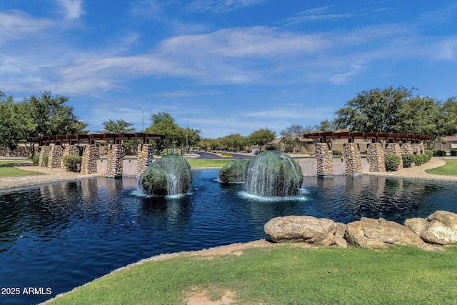 property view of water