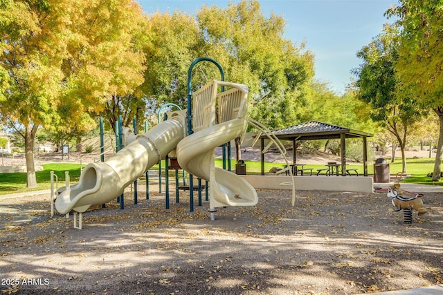 view of communal playground