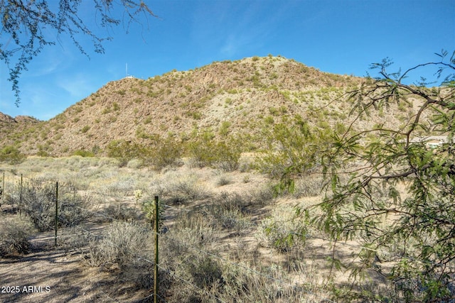 view of mountain feature