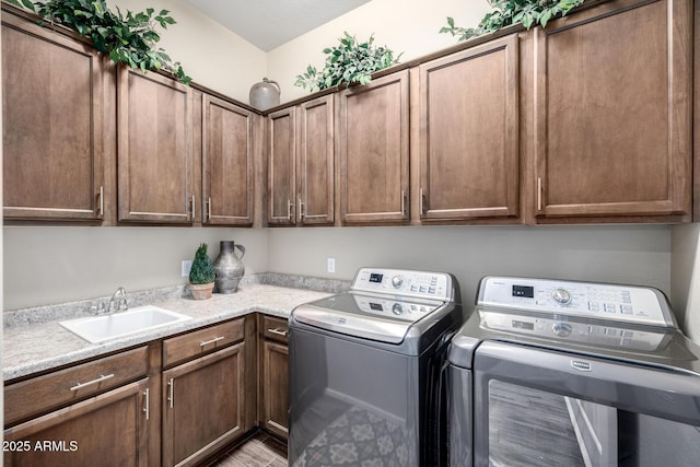 1822 N Waverly, Mesa, AZ 85207 - washroom with independent washer and dryer and cabinet space