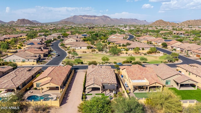 1822 N Waverly, Mesa, AZ 85207 - aerial view of residential area with a mountain backdrop