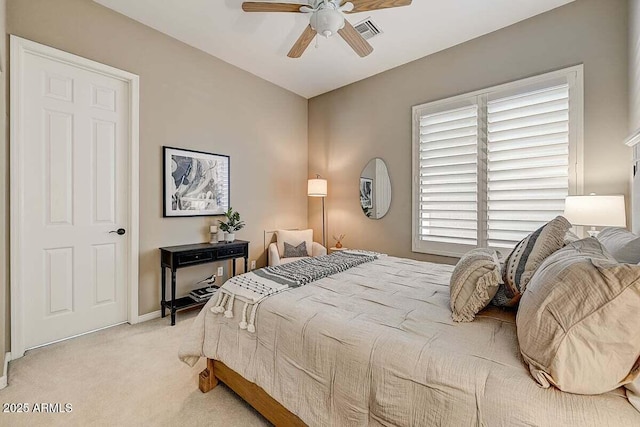 27892 N 108th Way, Scottsdale, AZ 85262 - bedroom featuring carpet flooring, ceiling fan, and baseboards