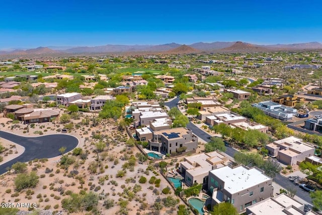 27892 N 108th Way, Scottsdale, AZ 85262 - aerial perspective of suburban area featuring a mountainous background