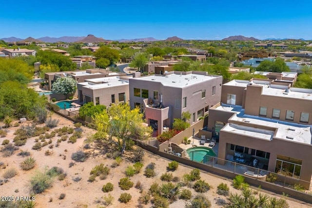 27892 N 108th Way, Scottsdale, AZ 85262 - bird's eye view of a pool area and mountains