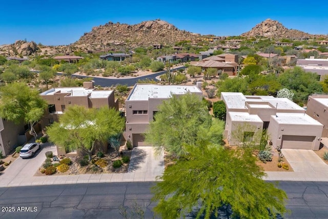 27892 N 108th Way, Scottsdale, AZ 85262 - aerial view of residential area featuring a mountain backdrop