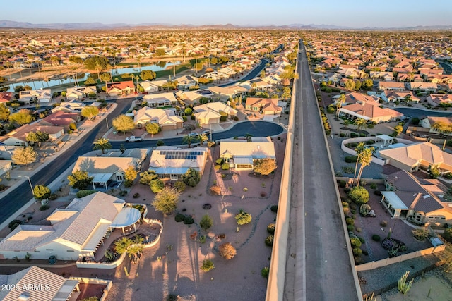 drone / aerial view