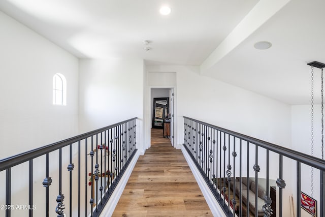 20639 W Grandview Dr, Buckeye, AZ 85396 - hallway featuring light wood-type flooring and recessed lighting