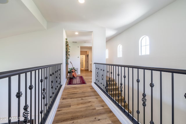 20639 W Grandview Dr, Buckeye, AZ 85396 - corridor with wood finished floors, recessed lighting, and baseboards