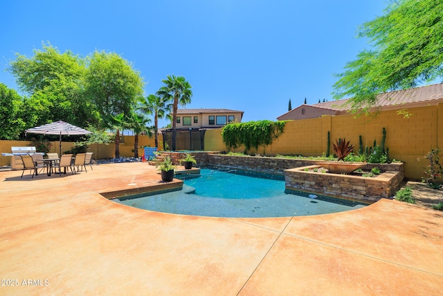 20639 W Grandview Dr, Buckeye, AZ 85396 - view of swimming pool featuring a fenced backyard and a patio area