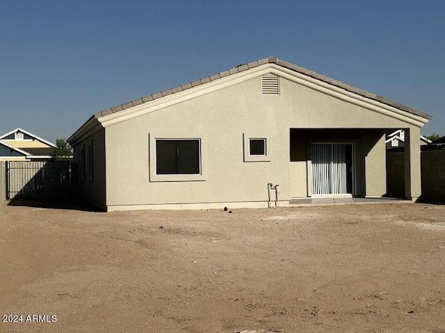 view of rear view of house