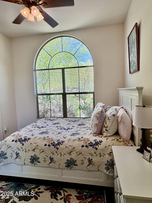9249 E Desert Arroyos St, Scottsdale, AZ 85255 - bedroom with ceiling fan