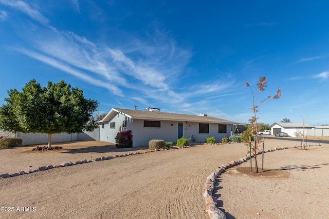 view of ranch-style house