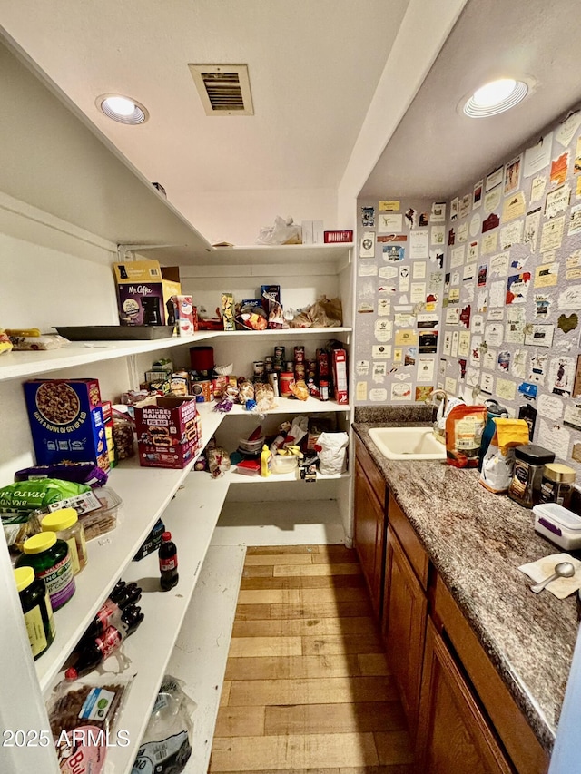 pantry with sink