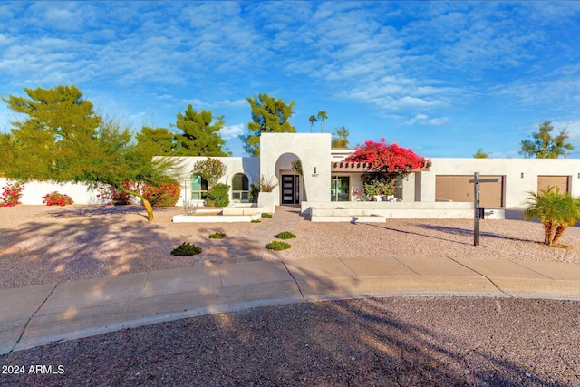 view of pueblo-style home