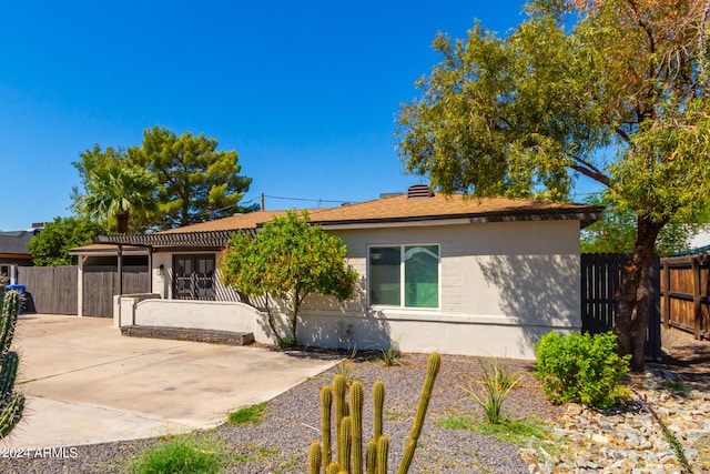 view of ranch-style house