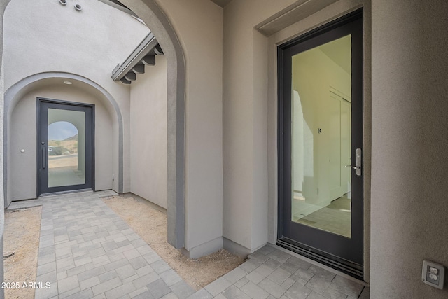 12326 E Black Rock Rd, Scottsdale, AZ 85255 - property entrance featuring stucco siding