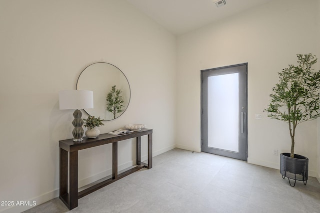12326 E Black Rock Rd, Scottsdale, AZ 85255 - doorway to outside featuring visible vents and baseboards