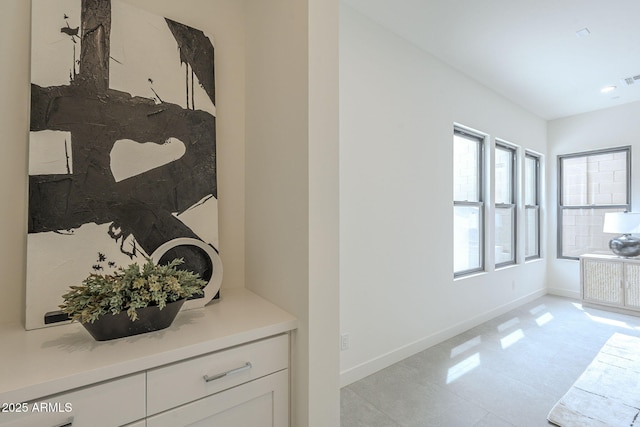 12326 E Black Rock Rd, Scottsdale, AZ 85255 - interior space featuring visible vents, baseboards, and recessed lighting