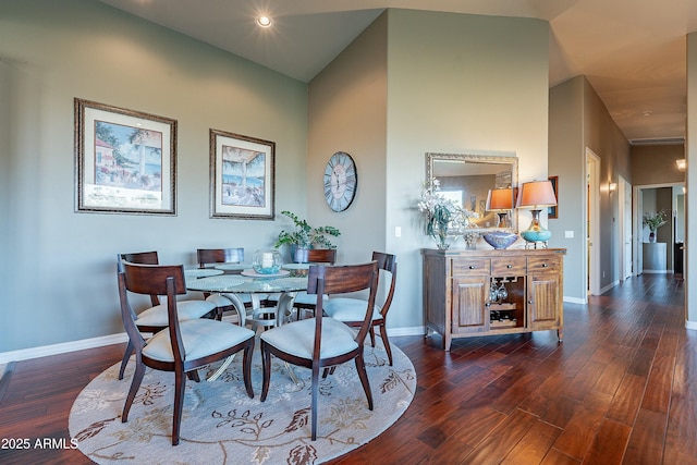 16336 E Ridgeline Dr, Fountain Hills, AZ 85268 - dining space with wood finished floors and baseboards