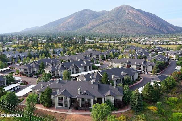 4343 E Soliere Ave Unit 2070, Flagstaff, AZ 86004 - bird's eye view with a residential view and a mountain view