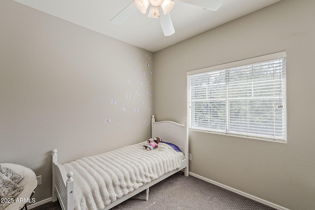 1482 S Banning St, Gilbert, AZ 85296 - carpeted bedroom featuring baseboards and ceiling fan