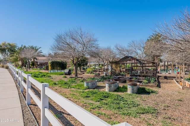 1482 S Banning St, Gilbert, AZ 85296 - surrounding community with a vegetable garden