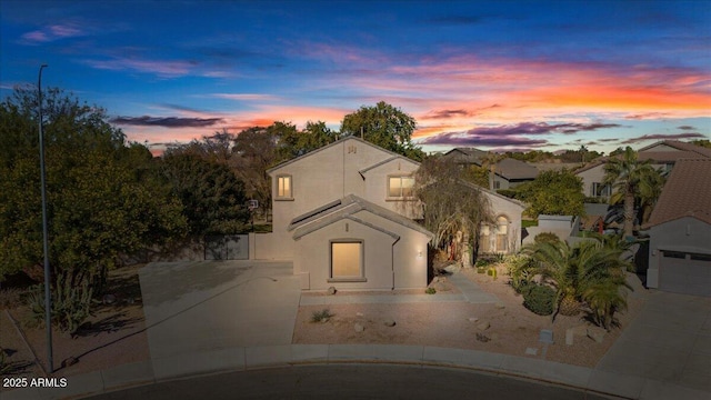 view of front of property