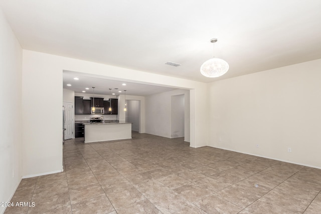 view of unfurnished living room