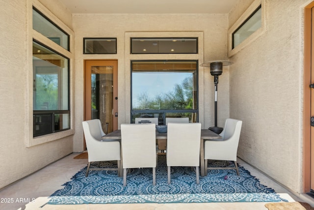 view of patio / terrace featuring outdoor dining space