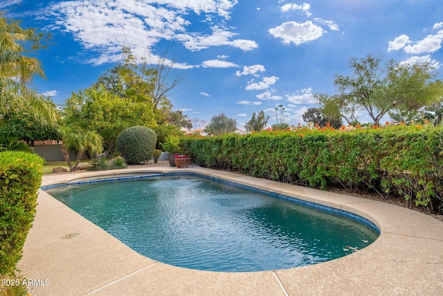 view of pool