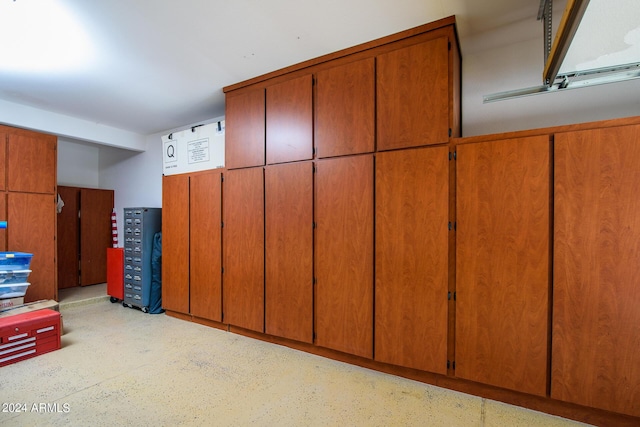 view of storage area