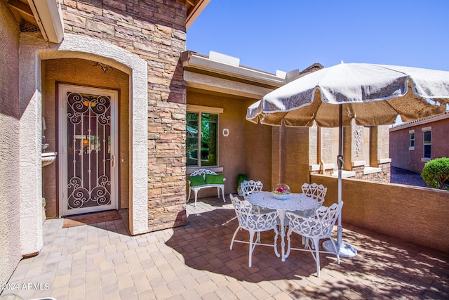 view of patio