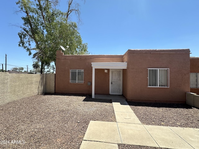 view of southwest-style home