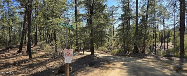13165 S Dandrea Rd, Mayer, AZ 86333 - view of street featuring a forest view