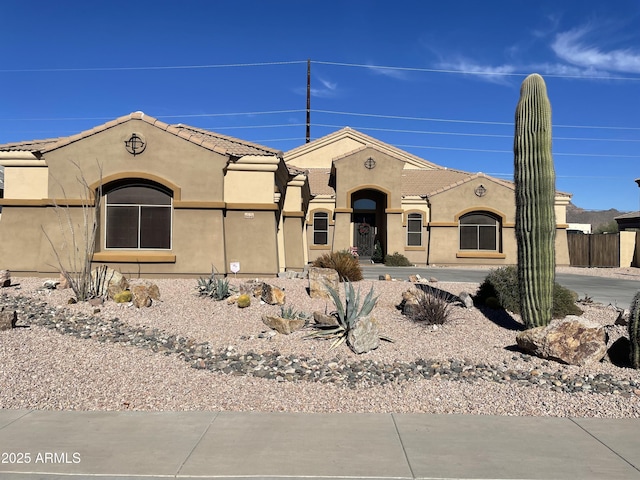 view of front of home